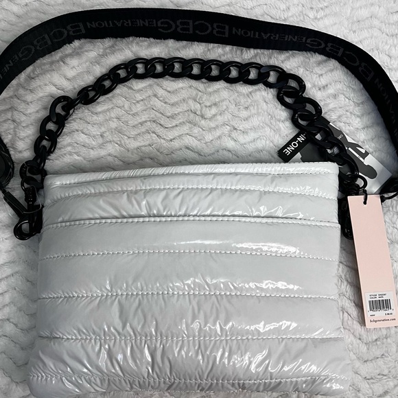NWT BCBG Two-Way Purse, White - Picture 2 of 7